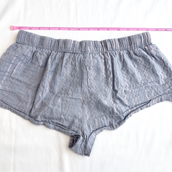 Victoria's Secret Y2K Pinstripe Seersucker Lounge Short 🍬 Size Extra Small - Picture 5 of 7